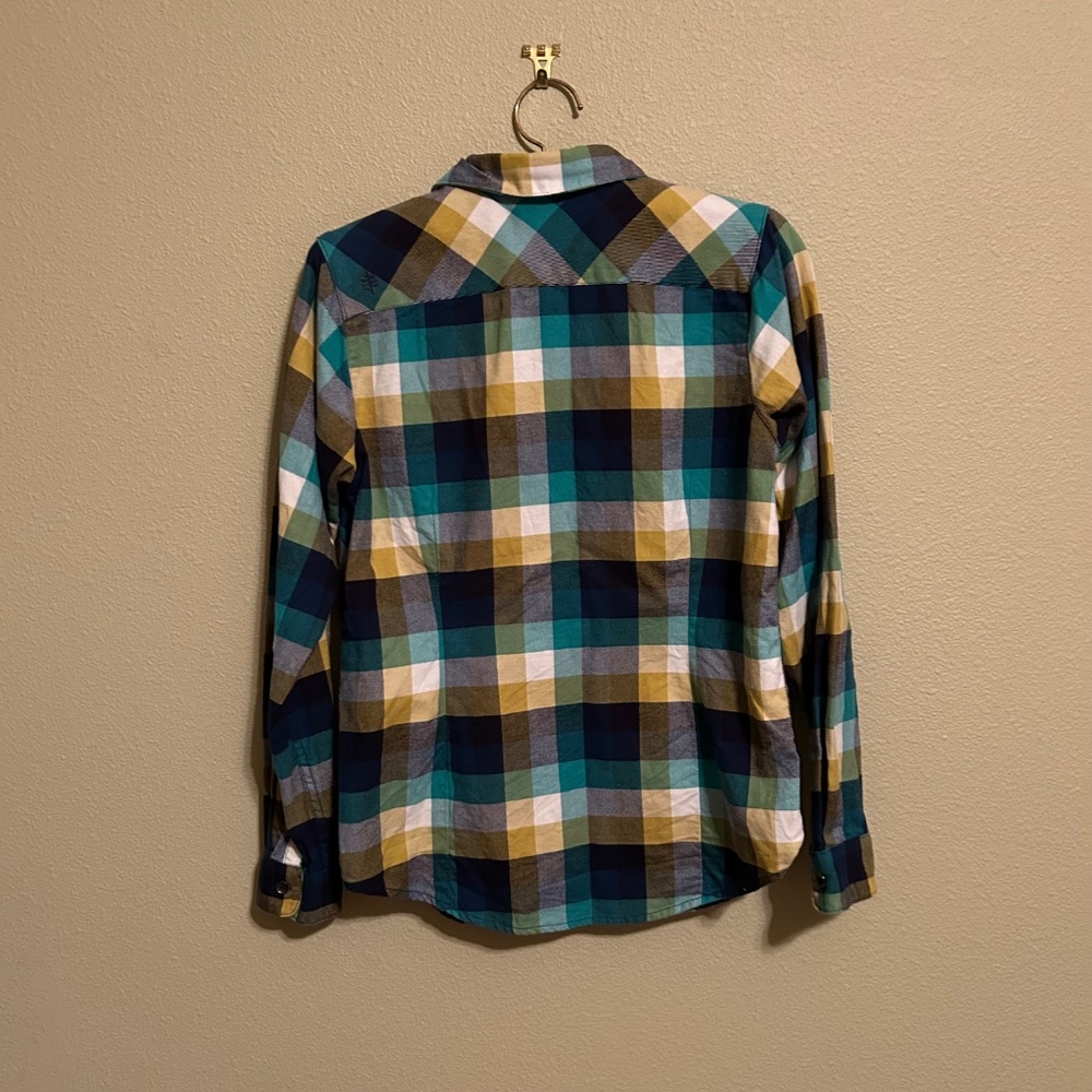 Royal Robbins Standard Fit 100% Organic Cotton Flannel Top, Size XS - Picture 2 of 6